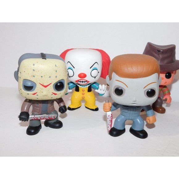 FUNKO POP Lot 7 Horror Figures Jason Freddie Pennywise Hannibal Exorcist - Picture 4 of 12
